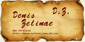 Denis Zelinac vizit kartica